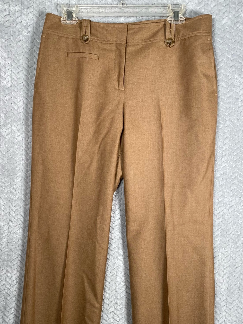 Ann Taylor Petite Signature Trouser Pants 10P Tan